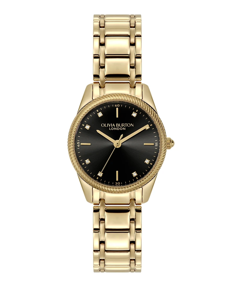Olivia Burton Women's Egerton Gold Tone Stainless Steel Bracelet Watch, 28mm