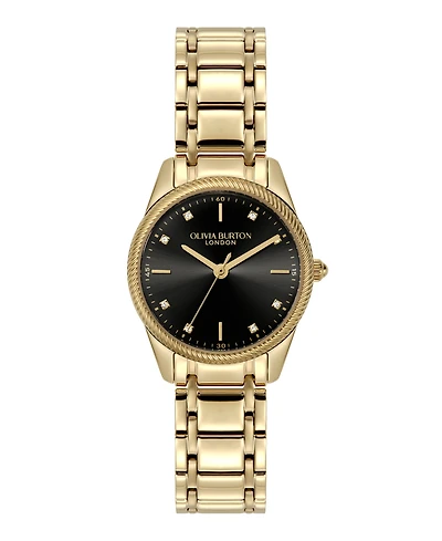 Olivia Burton Women's Egerton Gold Tone Stainless Steel Bracelet Watch, 28mm