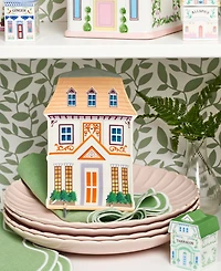 Lenox Village 2nd Edition House Accent Plates, Set of 4