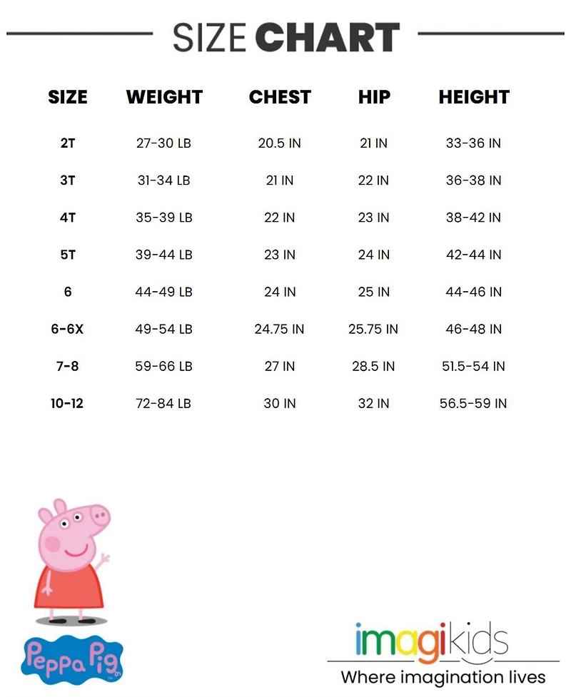 Peppa Pig Girls Pack T-Shirts