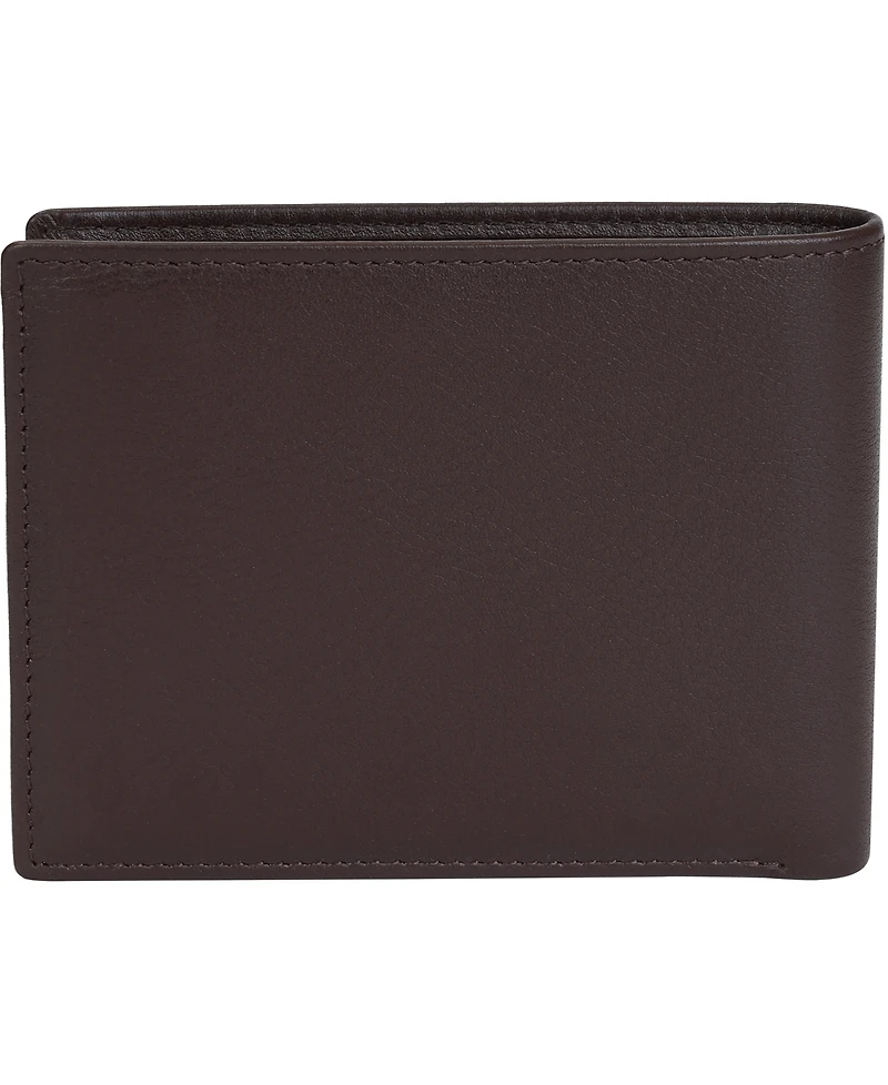 Mancini Men's Sonoma Rfid Secure Billfold Wallet