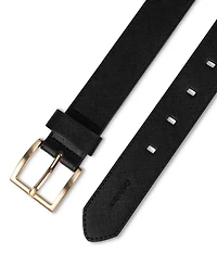 Calvin Klein Geometric Saffiano Dress Belt