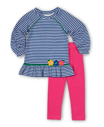 Florence Eiseman Knit Set With Sport Ball Flowers