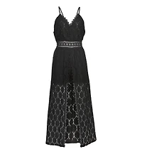 Lascana Women's Lace Maxi Overlay Romper