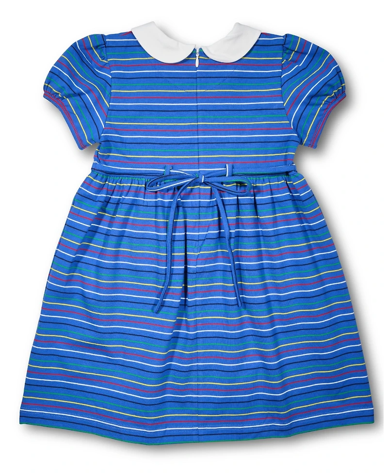 Florence Eiseman Stripe Knit Dress With School Supplies