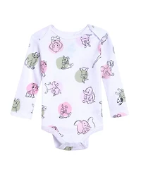 Bambi Baby Girls Dumbo Simba 3 Pack Cosplay Bodysuits