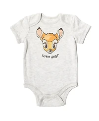 Bambi Baby Boys Fleece Pullover Hoodie, Bodysuit and Pants 3 Piece Outfit Set