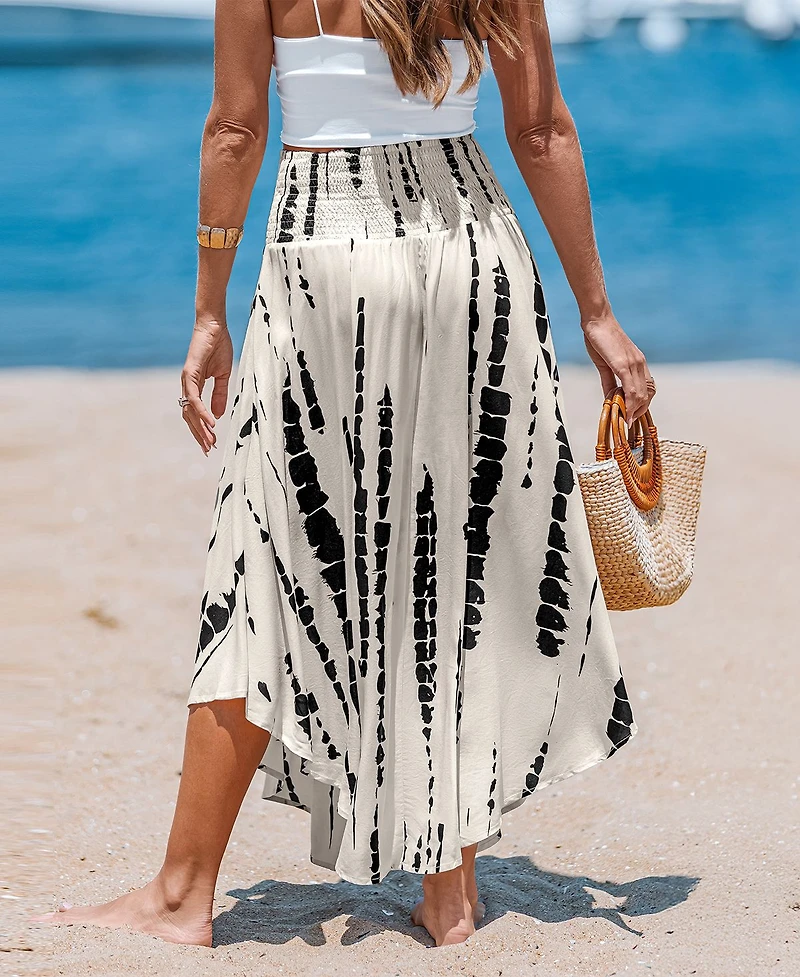 Cupshe Women's Wander Free Abstract Maxi Skirt