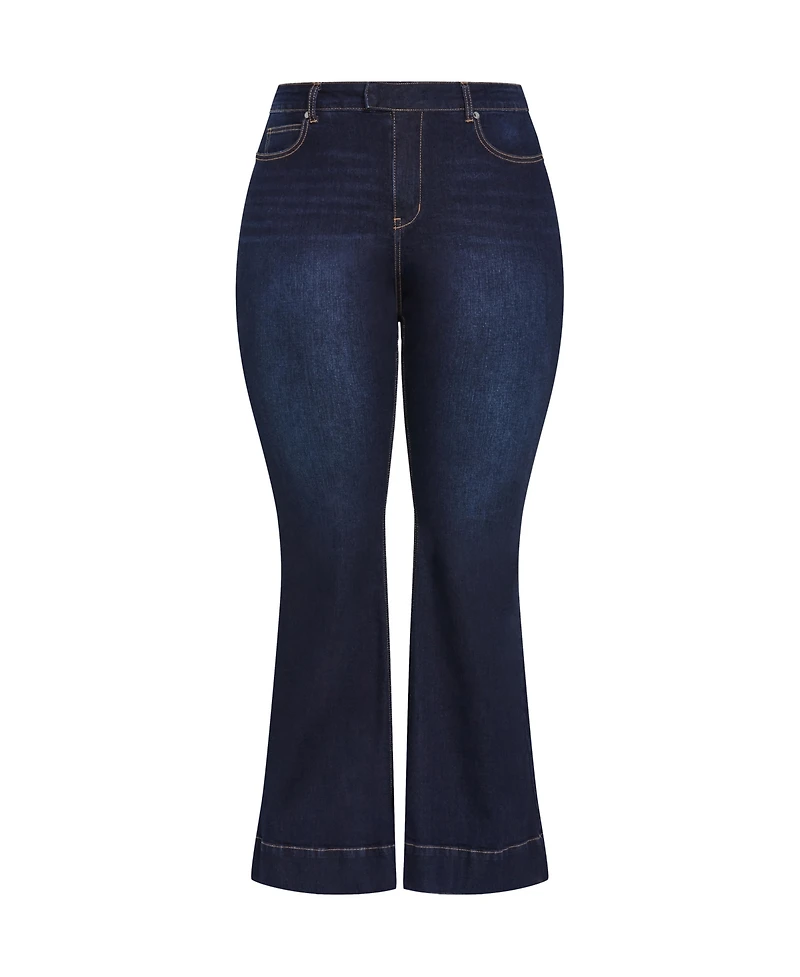 City Chic Plus Size Harley Fit West End Jean