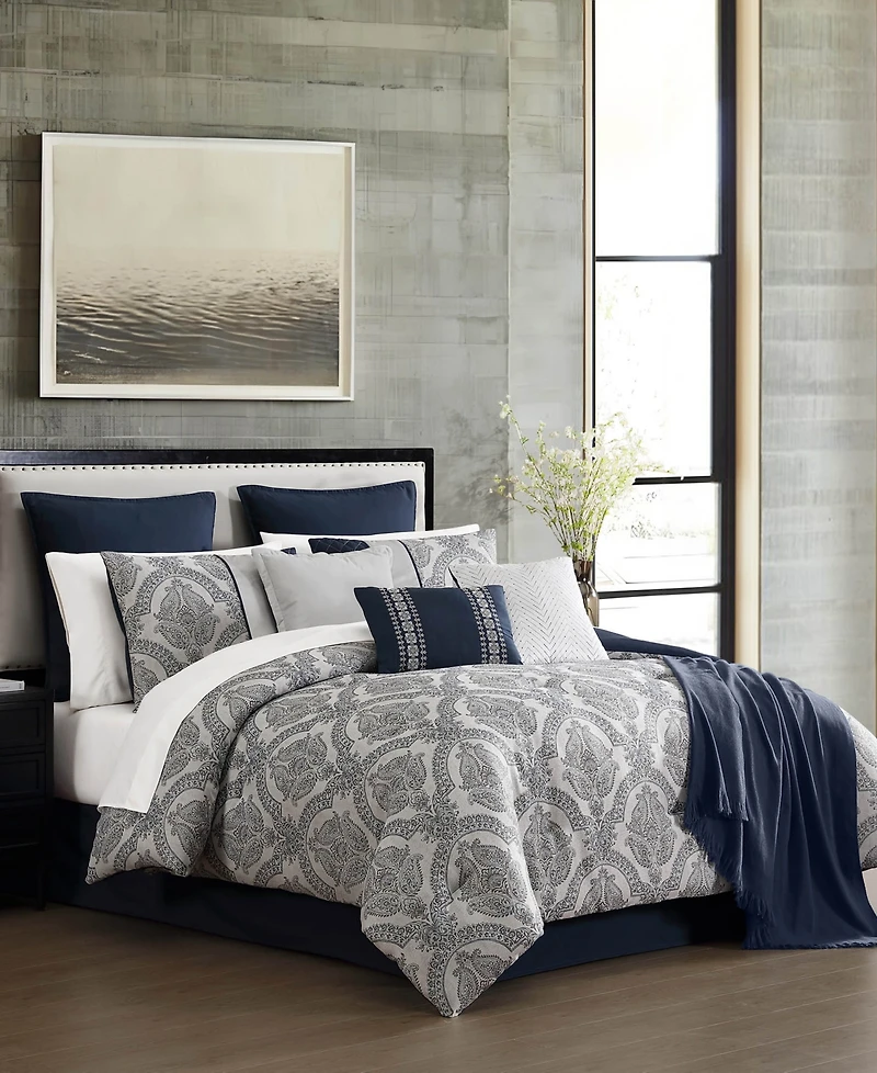 Hallmart Collectibles Teisha Damask 14-Pc. Comforter Set