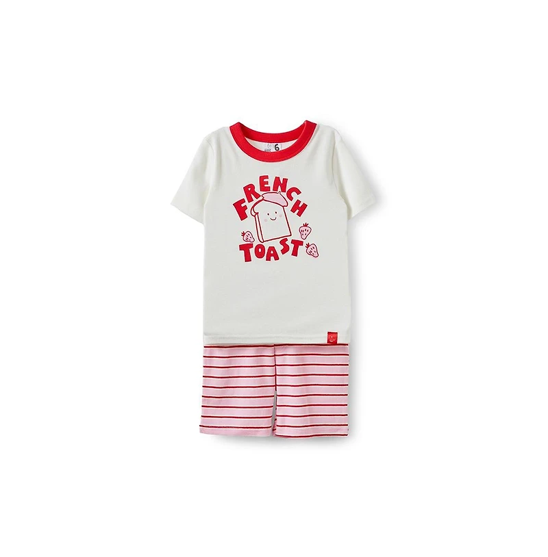 Cotton On Little Girls Little/Big Mia Short Sleeve Pyjama Set