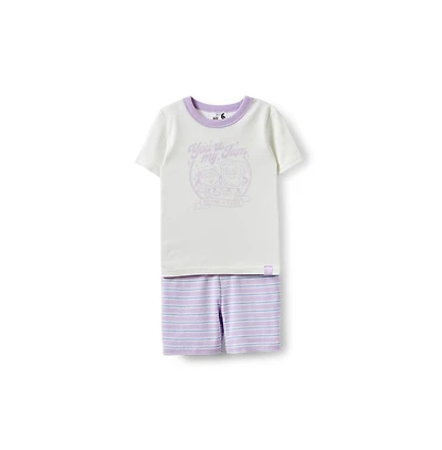 Cotton On Little Girls Little/Big Mia Short Sleeve Pyjama Set