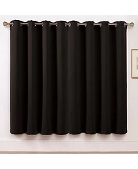 Kate Aurora Set of 2 Thermal Room Darkening Grommet Top Curtains For Small Windows