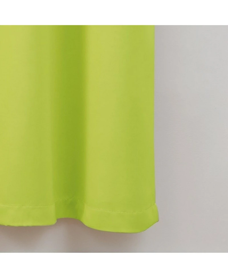 Kate Aurora Set of 2 Thermal Room Darkening Grommet Top Curtains For Small Windows