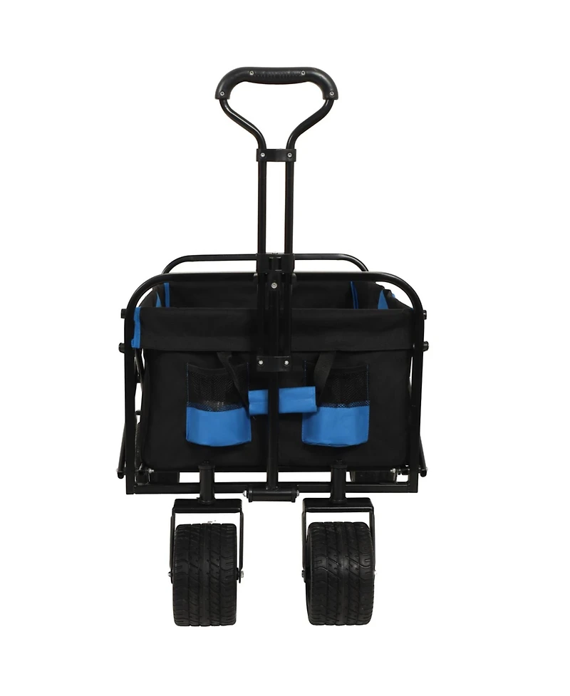 Streamdale Furniture 400lbs Collapsible Folding Wagon Cart