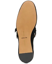 Dolce Vita Women's Baylee Grommet Double Strap Mary Jane Flats