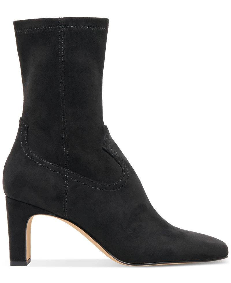 Dolce Vita Women's Roan Square-Toe Pull-On Stretch Dress Booties