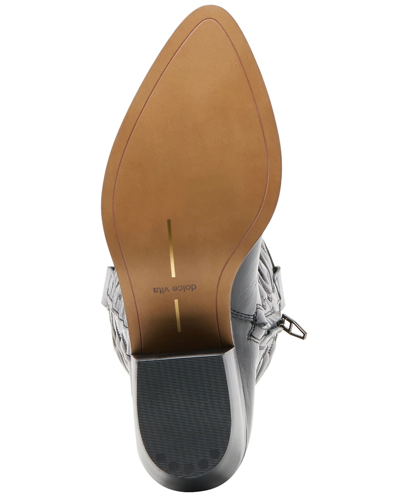 Dolce Vita Women's Mirla Tall Detailed Cowboy Boots