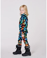 Deux par Little Boys Two-Piece Thermal Underwear Set Smiley Face Toddler|Child