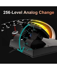 Nbcp 270°Racing Steering Wheel with Pedals & Vibration Feedback – Compatible with Xbox, PS4, Pc, Switch, Android & More