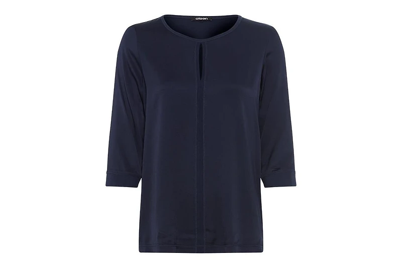 Olsen Women's Sateen Effect Solid Top