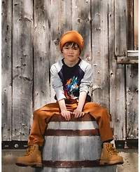 Deux par Baby Boy Stretch Corduroy Jogger Pants Brown