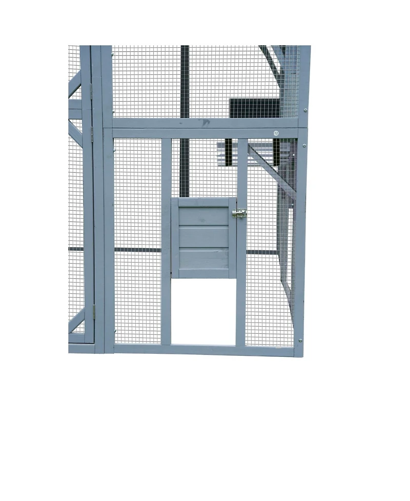Streamdale Furniture Outdoor Cat House & Enclosure - Large Playpen with Waterproof Cover