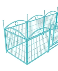 Streamdale Furniture Dog Playpen 24" 8 Panel Metal Pet Fence