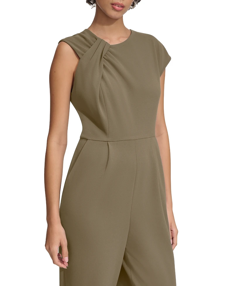 Calvin Klein Women's Asymmetric Tapered Jumpsuit