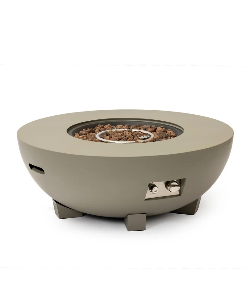 Streamdale Furniture 36_inch Round Iron Fire Pit Table