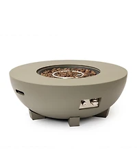 Streamdale Furniture 36_inch Round Iron Fire Pit Table