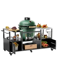 Streamdale Furniture Grill Table for Big Green Egg & Kamado Joe Jr