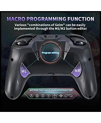 Nbcp Wireless Controller for Nintendo Switch 2, Lite/Oled, with Mouse Touch Back Buttons, Wake Function, Turbo & Programmable
