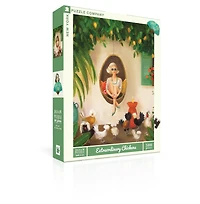 New York Puzzle Company Extraordinary Chickens 500 Piece Puzzle