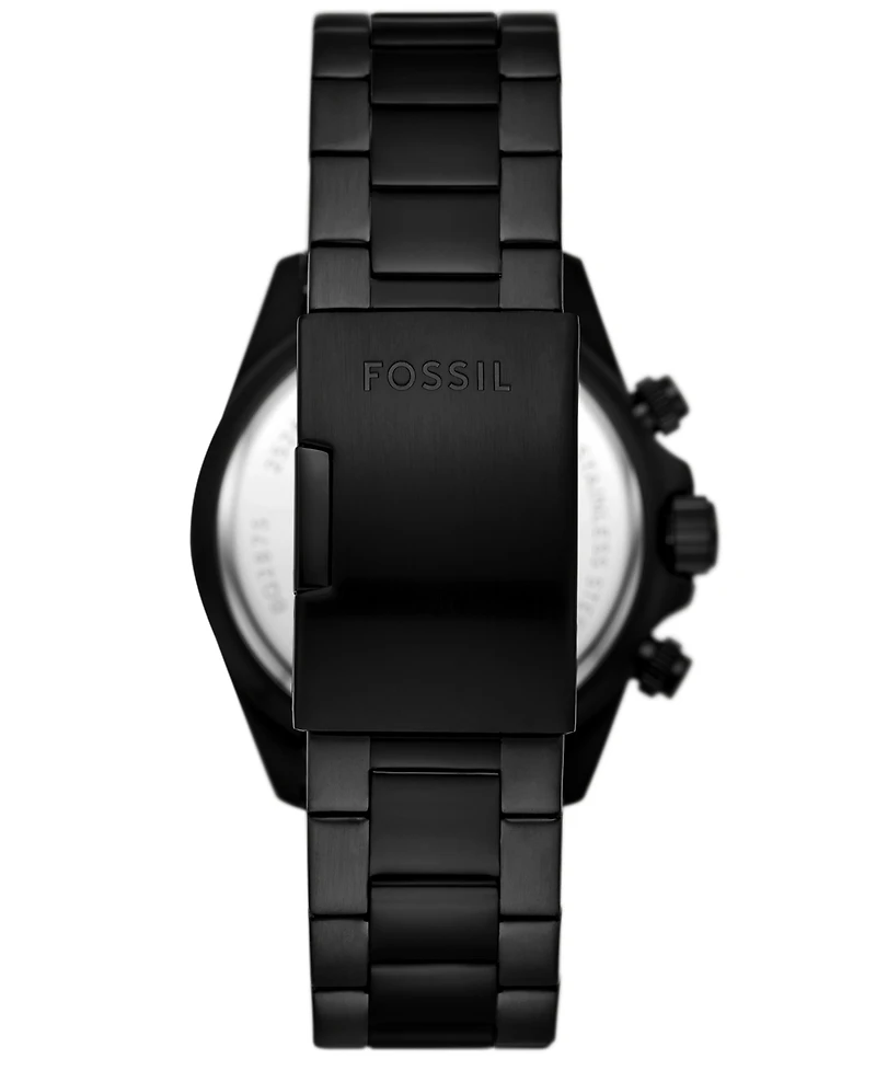 Fossil Men's Autocross Multifunction Black Stainless Steel Watch, 42mm