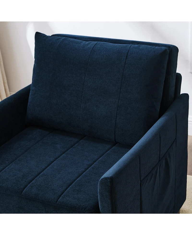 Streamdale Furniture Convertible Sleeper Sofa Bed with Adjustable Backrest