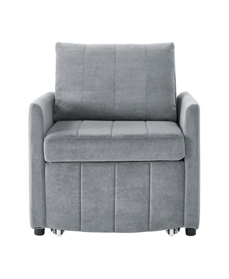 Streamdale Furniture Convertible Sleeper Sofa Bed with Adjustable Backrest