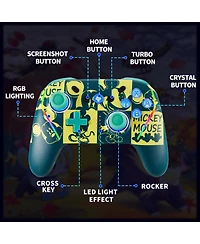 Nbcp Wireless Switch 2 Controller for Nintendo Switch/Lite/Oled, Mouse Touch Back Buttons, Turbo, 6-Axis Gyro, Programmable, Wake Function
