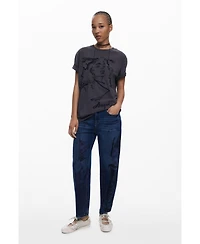 Desigual Women's Expensive embossed T-shirt