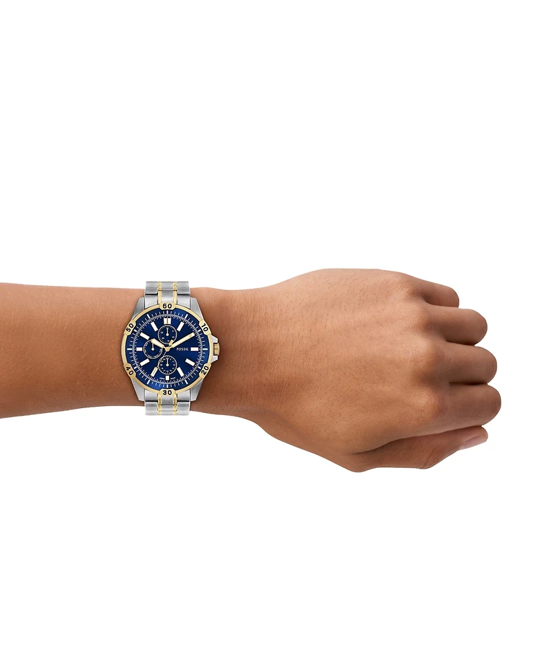 Fossil Men's Garrett Multifunction Two-Tone Stainless Steel Watch