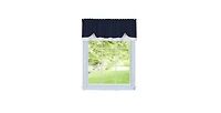 Kate Aurora Country Farmhouse Flax Linen Tie Up Window Valance - 58 in. W x 14 L