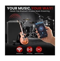 Pyle 12'' 1600W Active Powered Subwoofer Box System with Professional Design