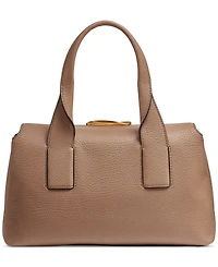 Donna Karan New York Amagansett Soft-Rolled Leather Satchel with Sculpted Magnet Closure
