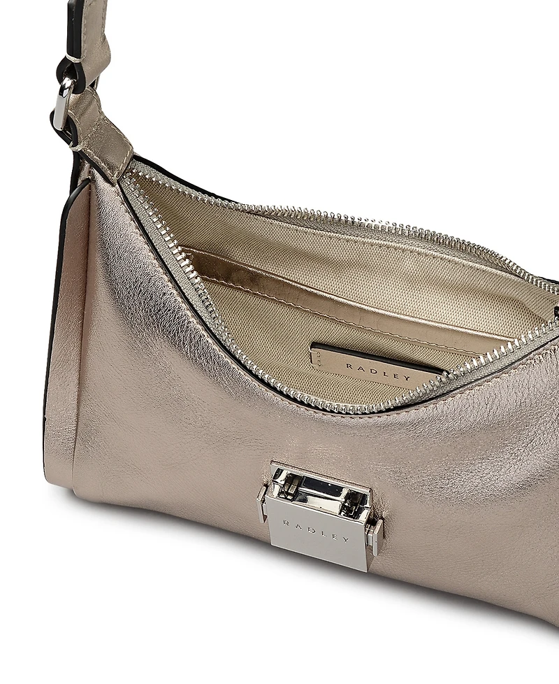 Radley London Sloane Mews Metallic Small Zip Top Shoulder Bag