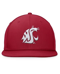 Top of the World Men's Crimson Washington State Cougars Fundamental Snapback Hat