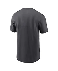 Nike Men's Anthracite Michigan State Spartans Primetime Alternate Logo T-Shirt