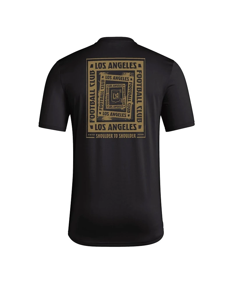 Adidas Men's Black Lafc Local Wrap T-Shirt