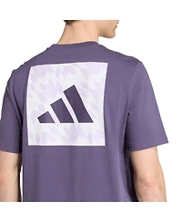 Adidas Men's Purple Manchester United Jersey Hook T-Shirt