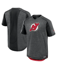 Fanatics Men's Black New Jersey Devils Authentic Pro Rink Tech T-Shirt