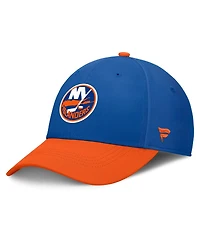 Fanatics Men's Royal/Orange New York Islanders Authentic Pro Rink Flex Hat
